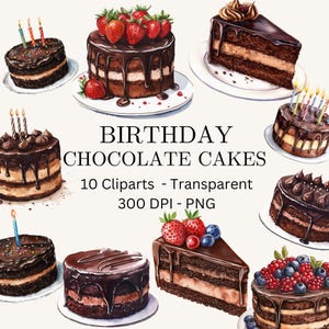 チョコレート バースデー ケーキ、チョコレート ケーキ、ジャンク ジャーナル、ケーキ スライスの水彩画クリップアート、クリスマス チョコレート、チョコレート クリップアート、ケーキ PNG