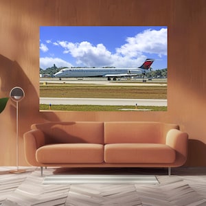 Delta Airlines McDonell-Douglas MD-88 Signed Limited Edition Photographic Print