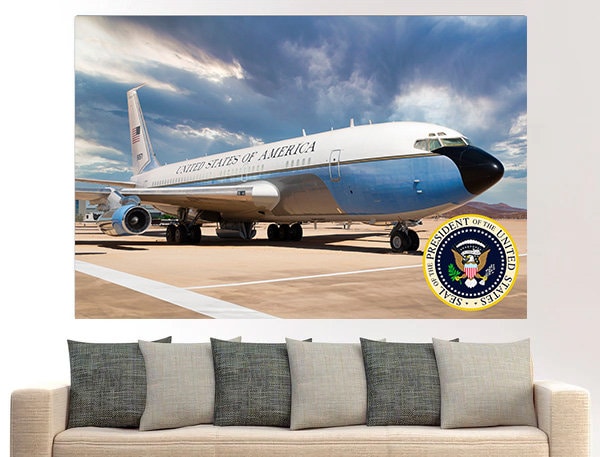 Presidential Boeing 707 Aircraft Photo Print on Either Photo Paper or ...
