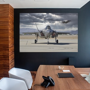 USAF Lockheed F-35 Lightning II Signed Limited Edition Photographic Print