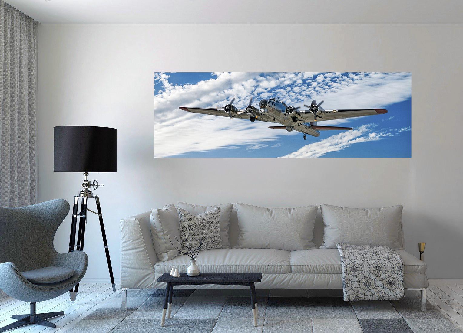 Boeing B17G Flying Fortress Signed Limited Edition Photographic Panoramic Print