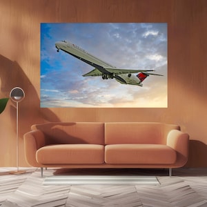 Delta Airlines McDonell-Douglas MD-80 Signed Limited Edition Photographic Print