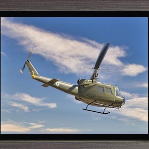 US Army UH-1 “Huey” helicopter Signed Limited Edition Photographic Print