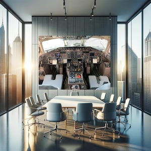 McDonnell-Douglas MD90 Flight-deck Limited Edition Photographic Print