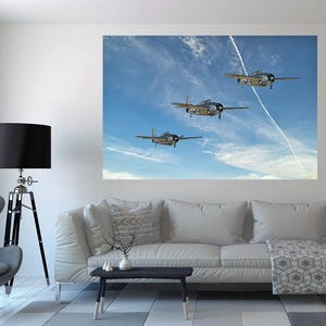 1940s Grumman F4F Wildcat USN Fighter Planes Signed Limited Edition Photographic Print