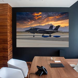 USAF Lockheed F-35 Lightning II Signed Limited Edition Photographic Print