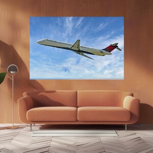 Delta Airlines McDonell-Douglas MD-88 Signed Limited Edition Photographic Print