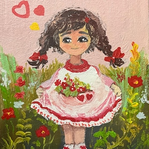 Pequena arte de parede, arte lúdica e decoração divertida para quarto infantil
