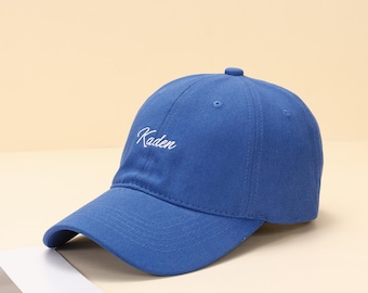 Custom Embroidered Dad Hat, Personalized Cotton Baseball Cap