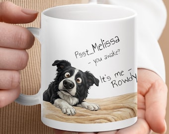 Taza personalizada de Border Collie, regalo divertido para amantes de los perros