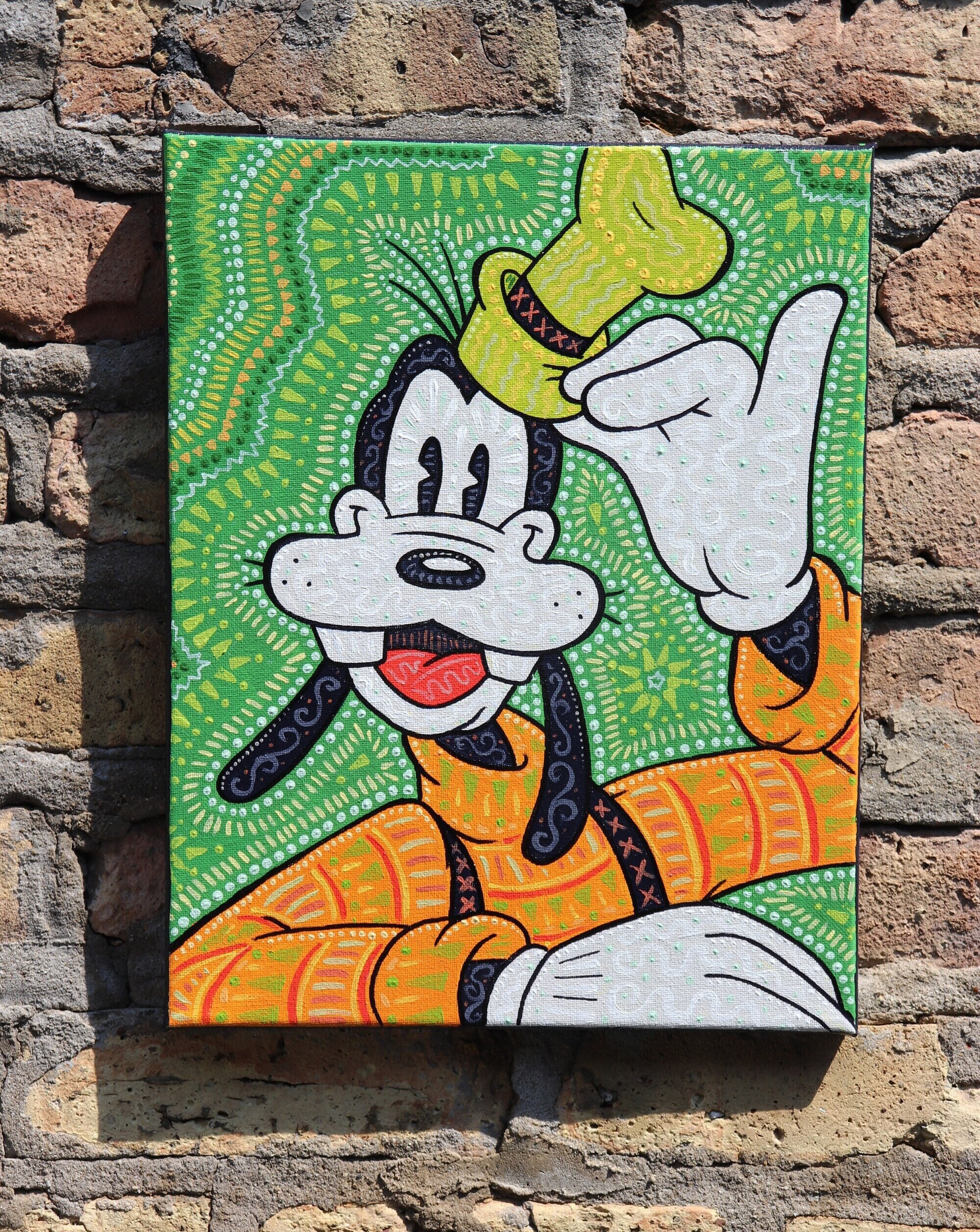 Classic Goofy, Original Acrylic Painting, 11x14, Disney Art - Etsy