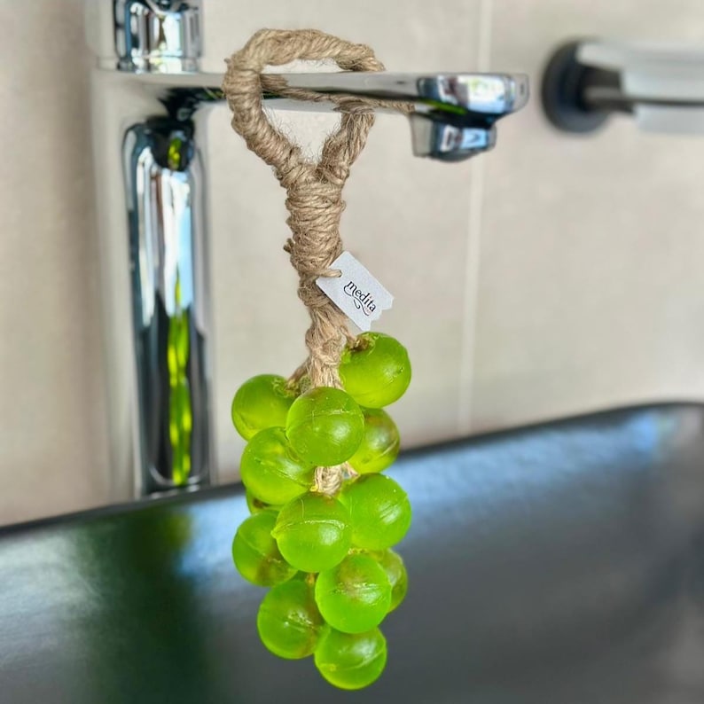 Handmade Grape Cluster Soap- Natural, Vegan & Skin-friendly Soap on a ...