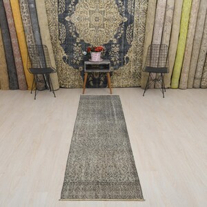 2x9 Rug, 2x9 Runner Rug, 2x9 Turkish Rug, 2x9 Oushak Rug, Runner Rug, Handmade Rug, Hallway Rug,Turkish Runner Rug,Oushak Runner Rug, B-3216