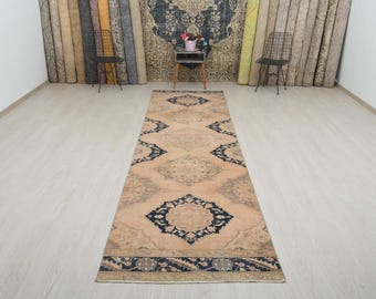 Oushak Läufer, Teppichläufer, Weicher Läufer, Wollteppich, Küchenteppich, Weihnachtsteppich, B-2746