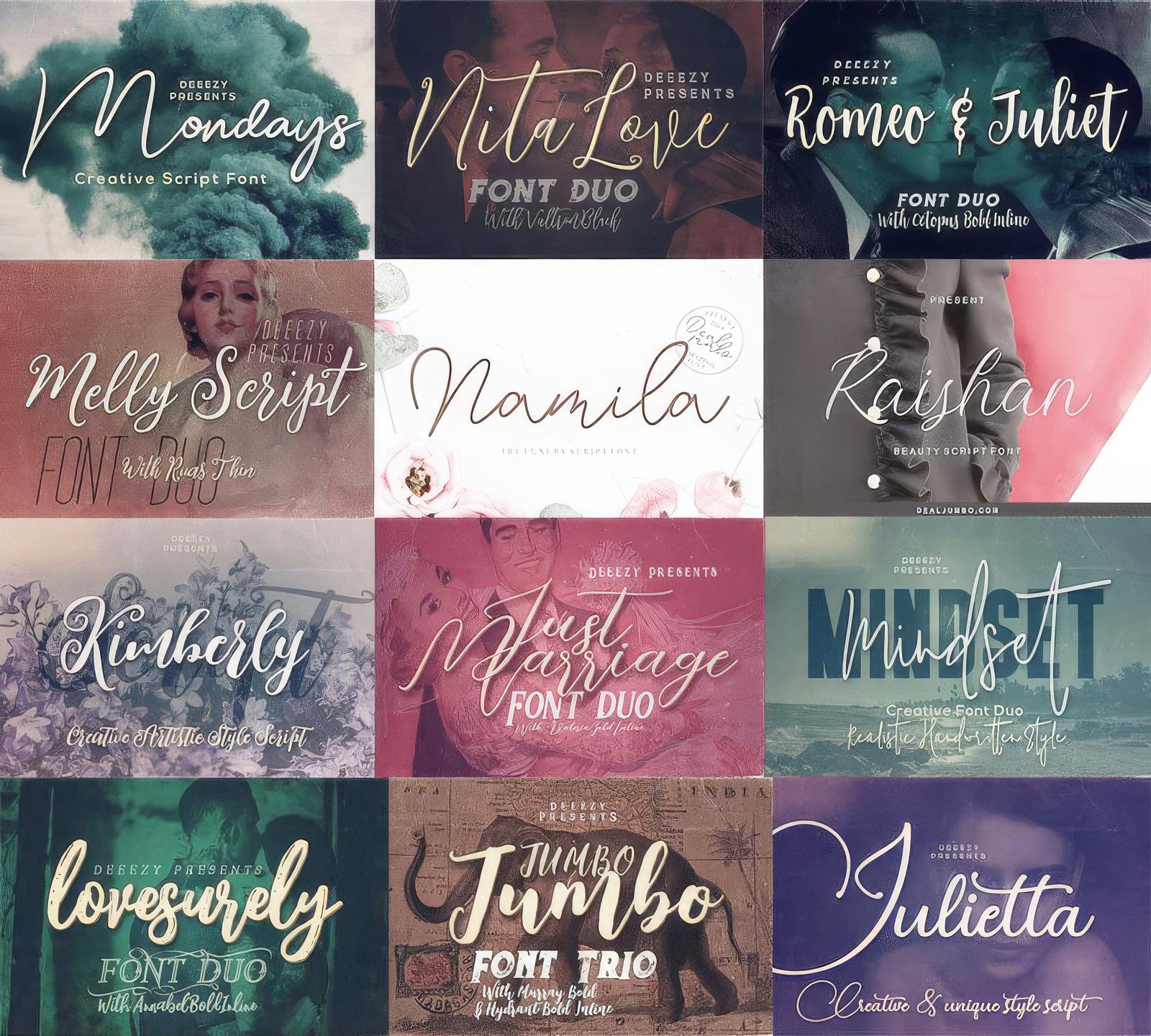 Handlettered Font Bundle - Planner Fonts - Farmhouse Font - Procreate ...