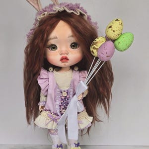 Quan doll (Easter bunny). Baby Qian is available for adoption. While skin color. 25cm Girl 1/6 Q-baby sd bjd doll qianqian resin toy
