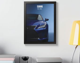 Lexus RC350 Poster – Modern Sports Coupe Wall Art, Digital Download (10x15 Print)