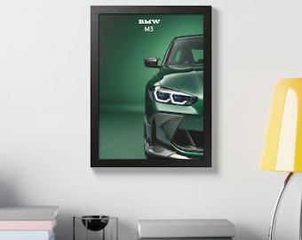 BMW G80 M3 Poster – Modern Performance Car Wall Art, Digital Download (10x15 Print)