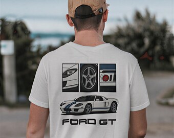Ford GT Graphic Tee, Car Enthusiast Shirt, Auto Racing T-Shirt
