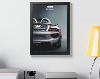 Porsche 918 Spyder Poster – Exotic Supercar Wall Art, Digital Download (10x15 Print)
