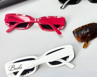 Custom Wedding Sunglasses, Personalised Wedding Date Initials Bachelorette Party Sunglasses, Wedding Custom Sunglasses Wedding Favors Gifts