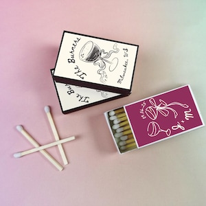 Custom Wedding Matchbox Guest Gift Party Decoration, Perfect Wedding Favors, Personalized Double-sided Printed Matchbox Bridal Shower Favors