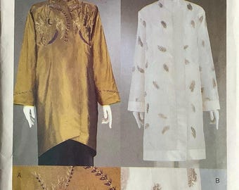 Vogue7395 Asian FlairJacket Pattern Marcy Tilton Wearable Art Womens Sewing Pattern Size S M Or L XL  UNCUT