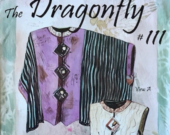 Revisions 5136 The Dragonfly 111 Designer Ethnically Inspired Jacket Top Vest Pattern Diane Ericson Womens Sewing Pattern Size S M L UNCUT