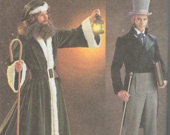 Butterick 3648 Charles Dickens Style Historisches Kostüm Schnittmuster Viktorianischer Feiertag Weihnachten Zauberer Cosplay Größe XS Brustumfang 30-32