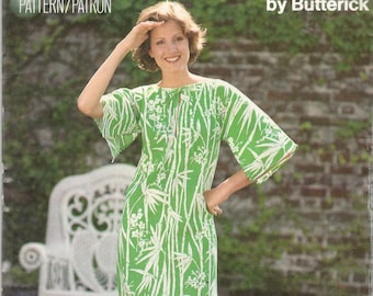 Butterick 5836 1970s Misses CAFTAN Pattern Kimono Sleeves See & Sew  Easy Womens Vintage Sewing Pattern Size Small UNCUT