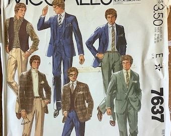 Simplicity 4585 Mens 1920s Style Zoot Suit Pattern Costume Simplicity 4585 Mens 1920s Style Zoot Suit Pattern Costume