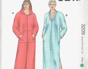 ladies velour dressing gowns zip front