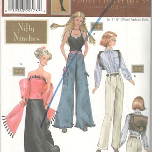 Simplicity 7081 Nifty Nineties Fashion Doll Clothes Pattern 11 1/2  Barbie Sewing Pattern UNCUT