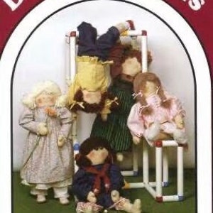 Dream Spinners 156  Life Size 32" Doll Pattern 5  Different Outfits Hairstyles and Faces Dress Pants Tops Vintage Toy Sewing Pattern UNCUT