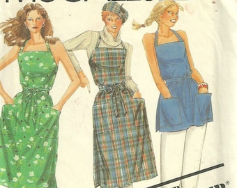 1980s McCalls Sampler 0012 Misses Easy 2 Hour Wrap Dress and Top Pattern Womens Vintage Sewing Pattern Size XS - L Bust 30 1/2 - 42 Uncut