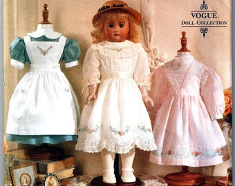 Vogue 9984 663 Teresa Layman Old Fashioned Doll Clothes Pattern for 18 Inch Dolls Sewing Pattern Uncut