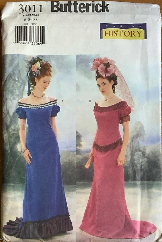 sachin and babi light blue dress January pattern haul, all from @ladymarlowepatterns. The 1930s Butterick  evening gown is for a commission I'm making out of gorgeous hunter green  silk. The blouse pattern made from faggoting I'm making for main image 1