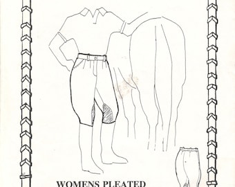 SuitAbility 2105 Misses Stretch Breech Pattern Flared Leg High Waist Riding Pants 1990s Womens Vintage Sewing Pattern Waist 22 - 40 UNCUT