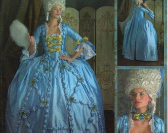 Details about   Funny Fashion Halloween Party Rococo Blue Louise Dress Size Large