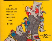 Pack O Fun 1960s  Make SOCK TOYS Soft Cover Book  Edna Clapper Over 50 Vintage Toys Sewing Pattern