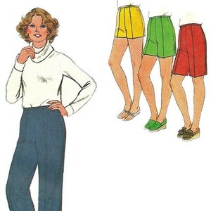1970s Simplicity 8964 Easy Pull on Short Pants Pattern Time  display picture 1