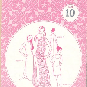 A Line Dress with Cut Away Armholes Patterns Pacifica 3007 or 3007A 2 Lengths Womens Vintage Sewing Pattern Size 10 Bust 32 or 6 10 14 UNCUT