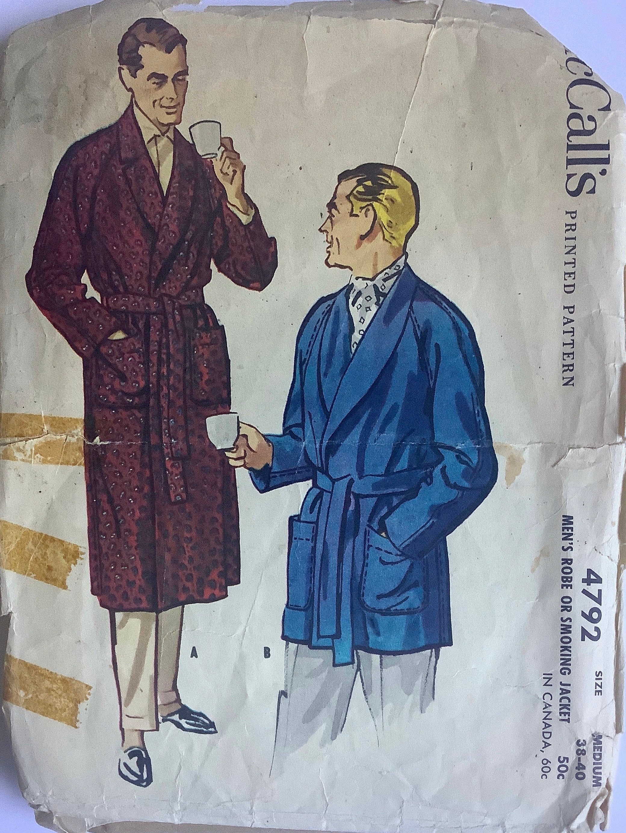 1950s Smoking Jacket - Etsy