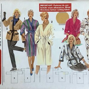 May include: A sewing pattern for five different robe styles. The pattern is for sizes 10/12 to 22/24. The pattern is from Woman's World magazine, issue 46/1985.