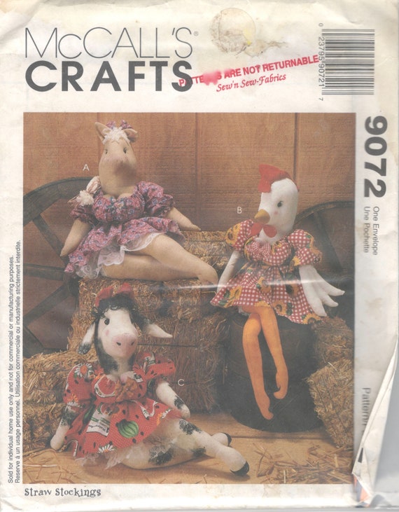 mccalls stuffed animal patterns