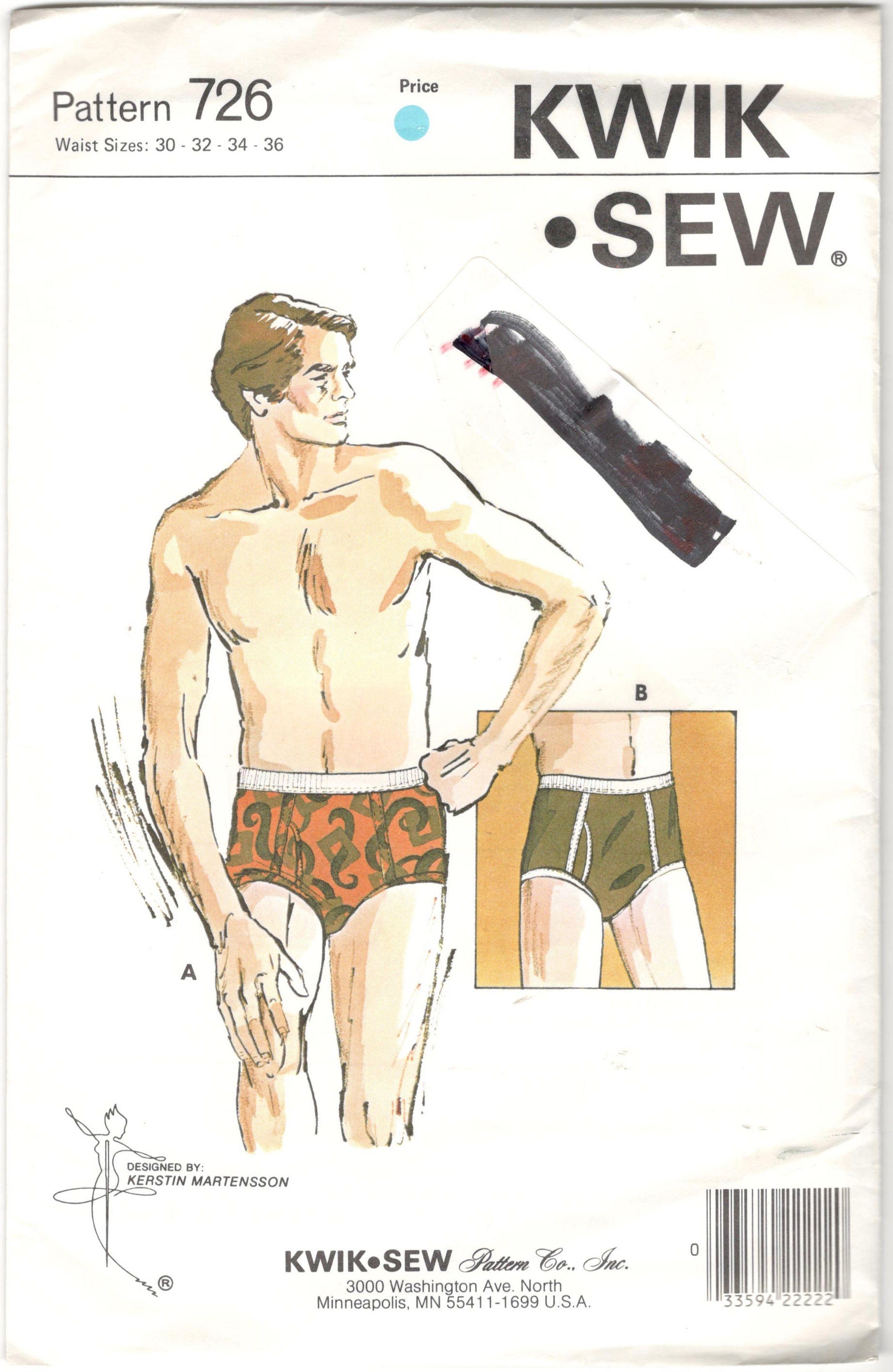 Vintage 1978 Jockey Life Suprel Tapered Slim Guy Boxer Fashion