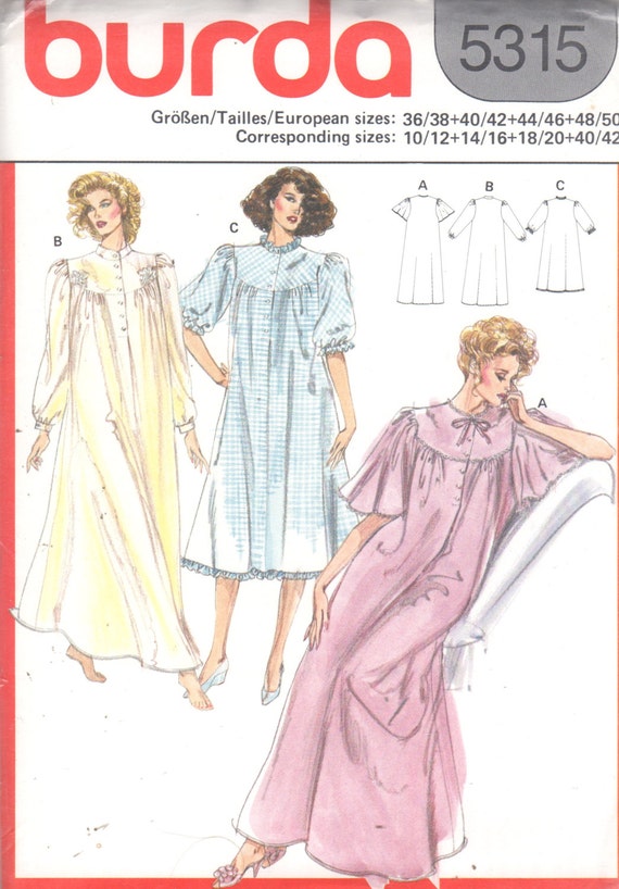 victorian nightdress pattern