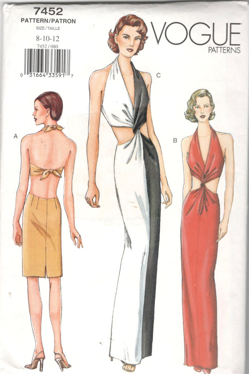 Bare Midriff Evening Dress