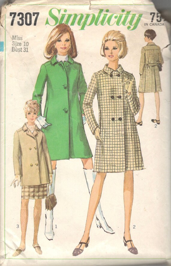 SEWING PATTERNS Paper Pattern Printed pattern DOUBLE BREASTED DRESS for BABY