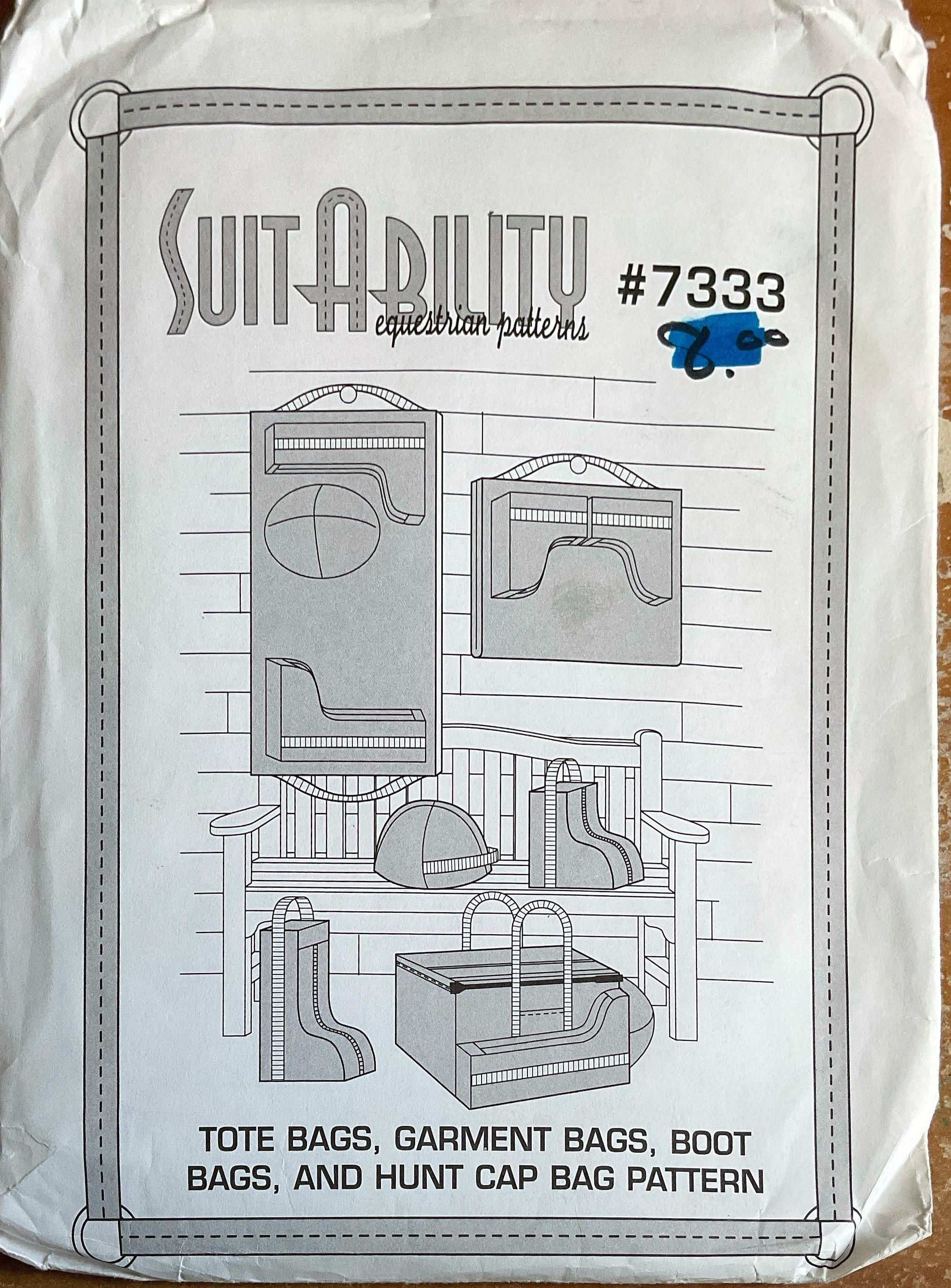 Vintage Douglas Cowboy Boot Pattern Sling Backpack Pebble Sling Bag SEWING PATTERN: Convertible Backpack With  main image 4